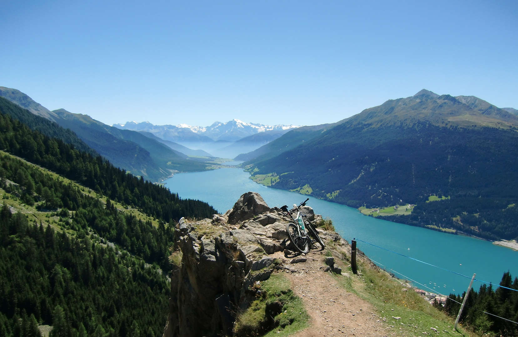 Radwege.....Reschensee