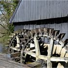 Räder der Lager Wassermühle