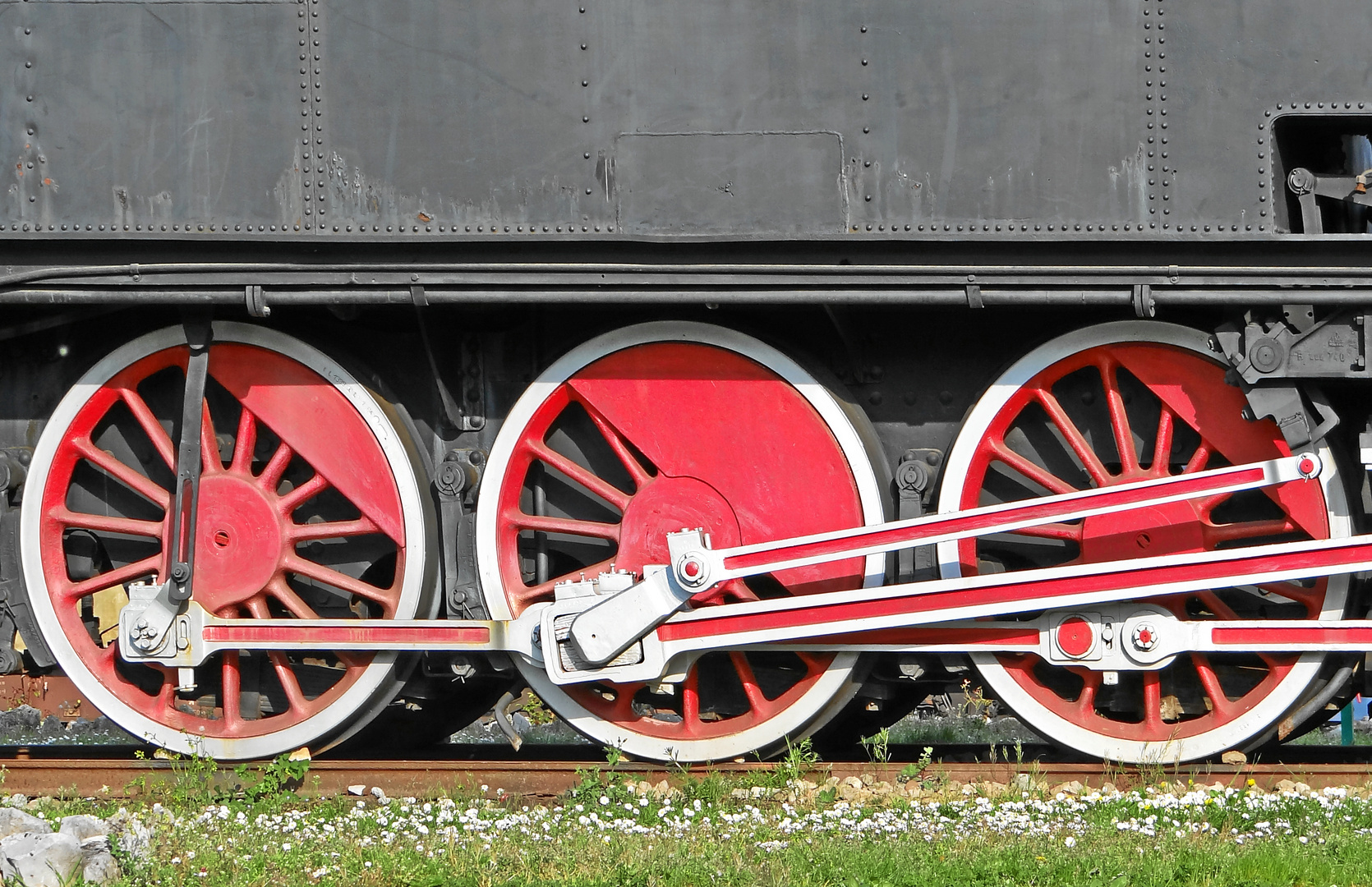 Räder der Lok 118-005 