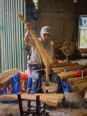Räucherkerzenproduktion