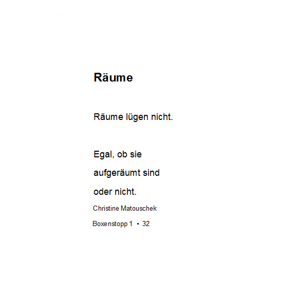 Räume BS 1 1 - 32