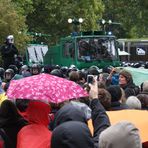 Räumung im Park Stuttgart 30.9