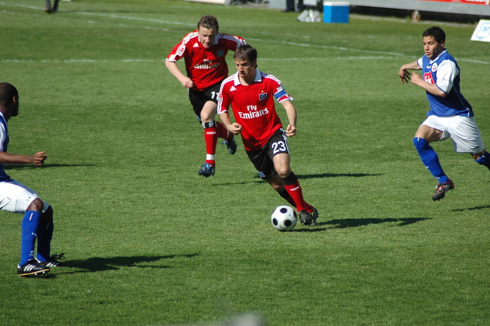 Rafael van der Vaart bei der Arbeit