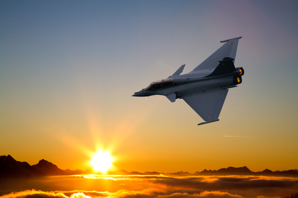 Rafale Abendflug