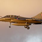 Rafale au soleil couchant