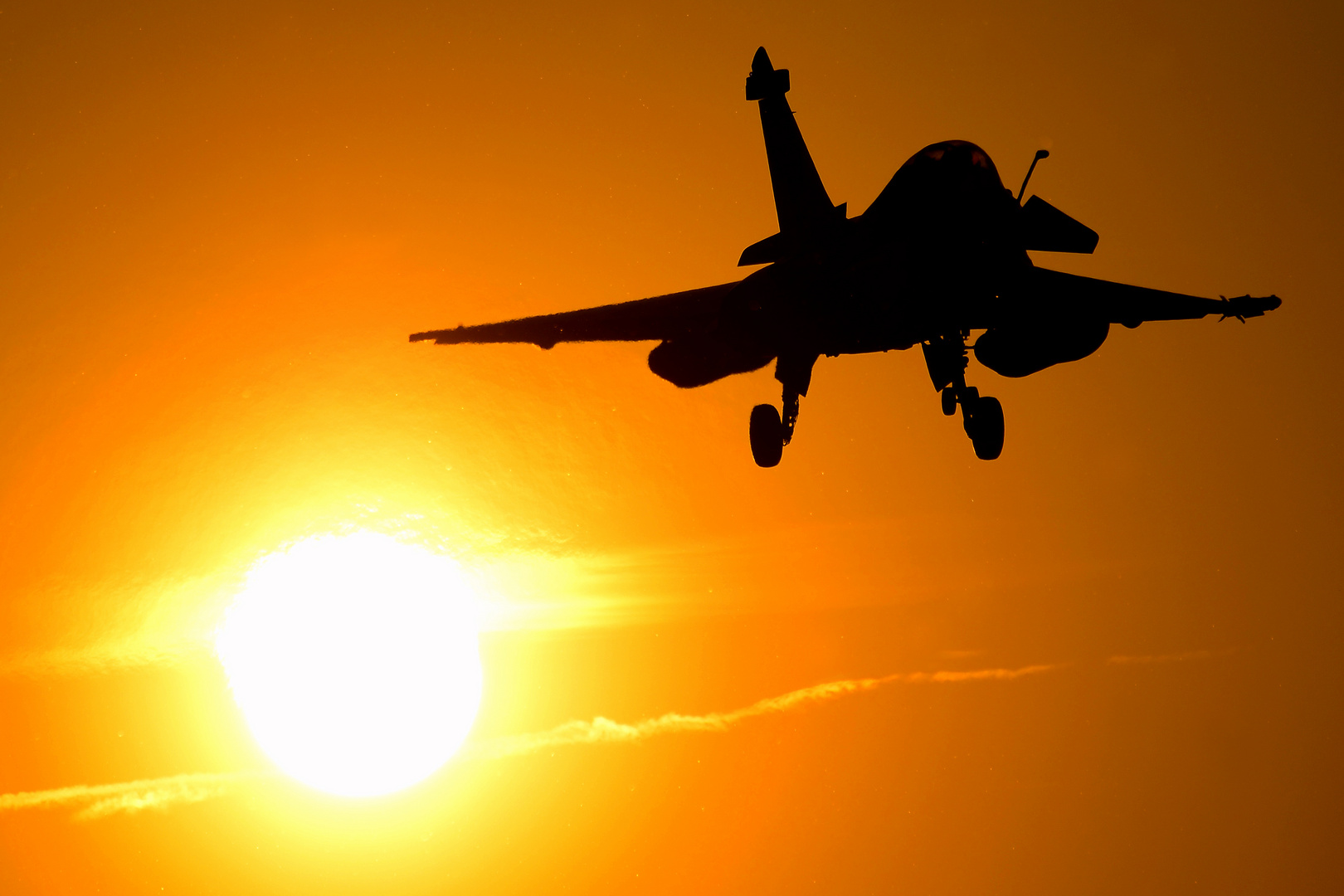 Rafale C during Sunset at St. Dizier