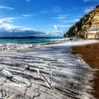 Raffiche di vento a Positano