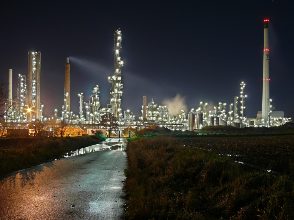 Raffinerie Hemmingstedt @ Night