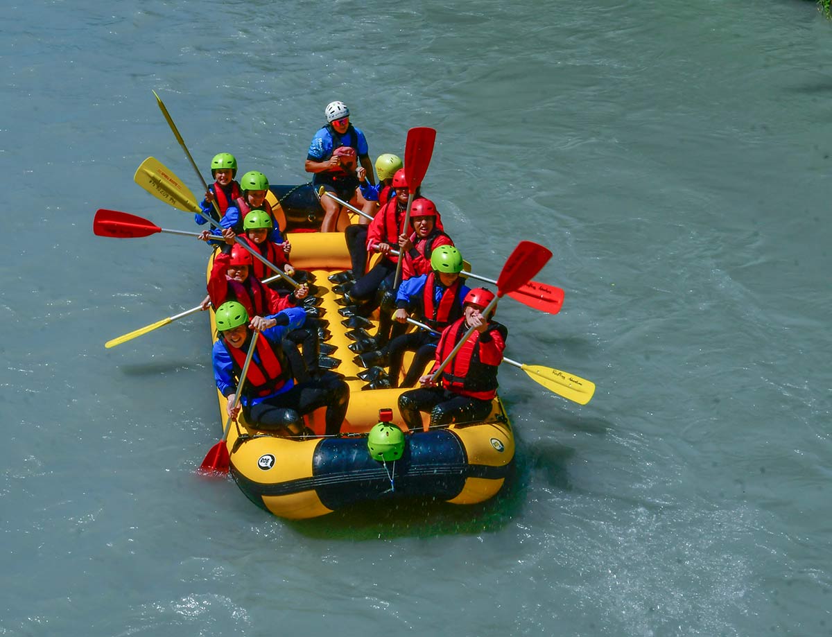 Rafting auf der Etsch