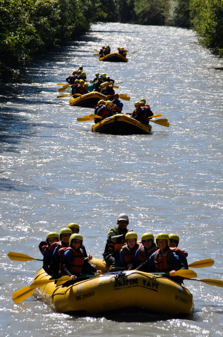 Rafting auf der Lütschine