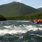 Rafting auf Wildwasser in Kamtschatka