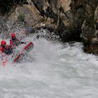 RAFTING IM EISACK