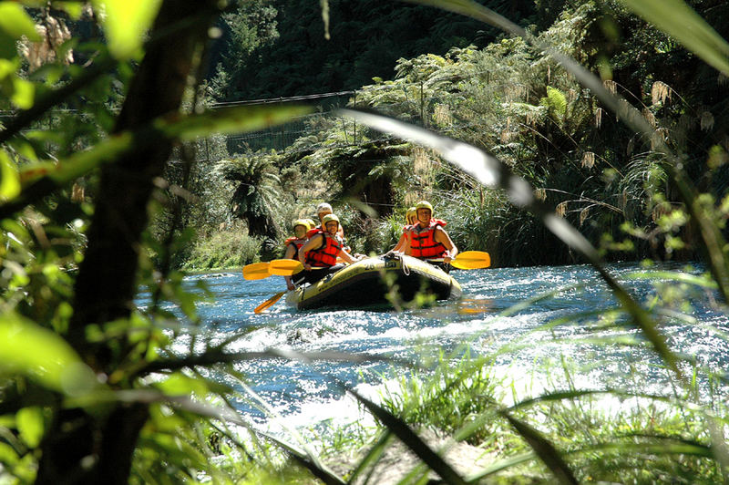 Raftingtour auf dem Rangitaiki River