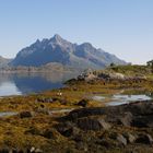 Raftsund near Digermulen, view to Svartsundtinden