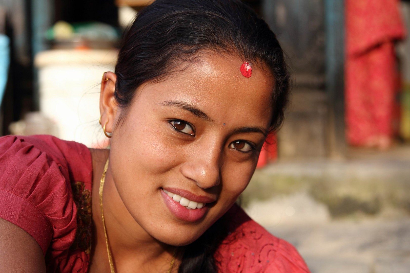 ragazza Nepalese