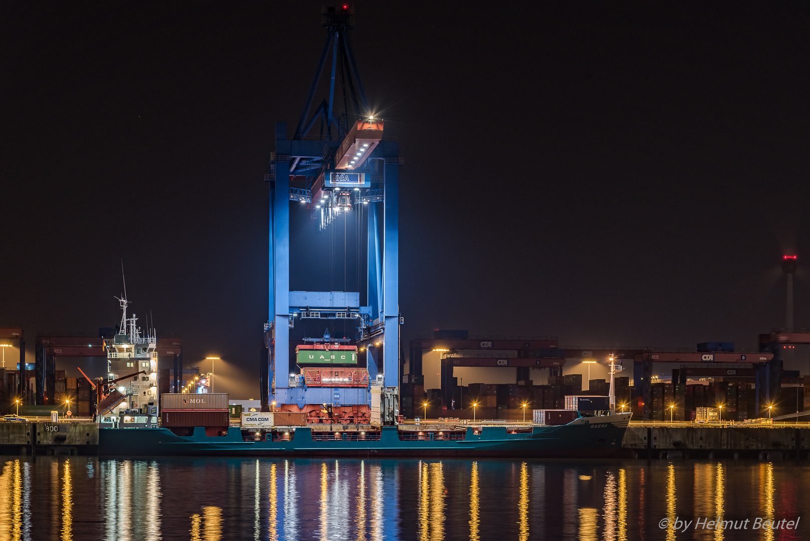 RAGNA am Containerterminal Altenwerder