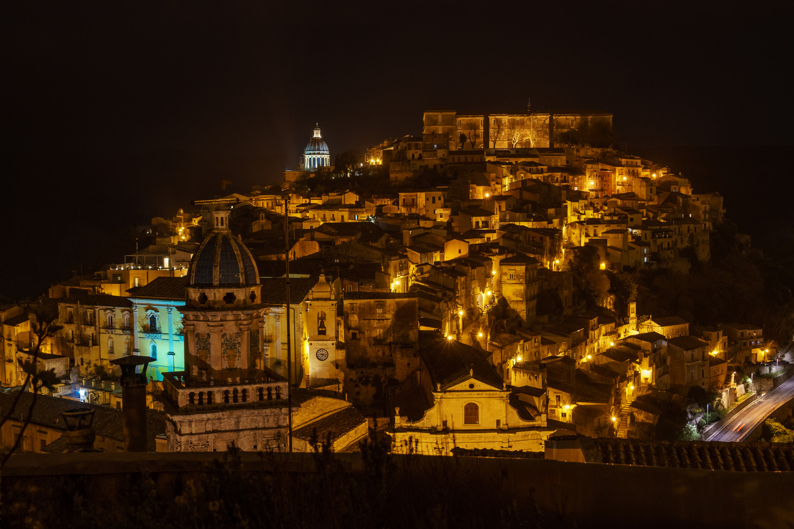 Ragusa Ibla bei Nacht