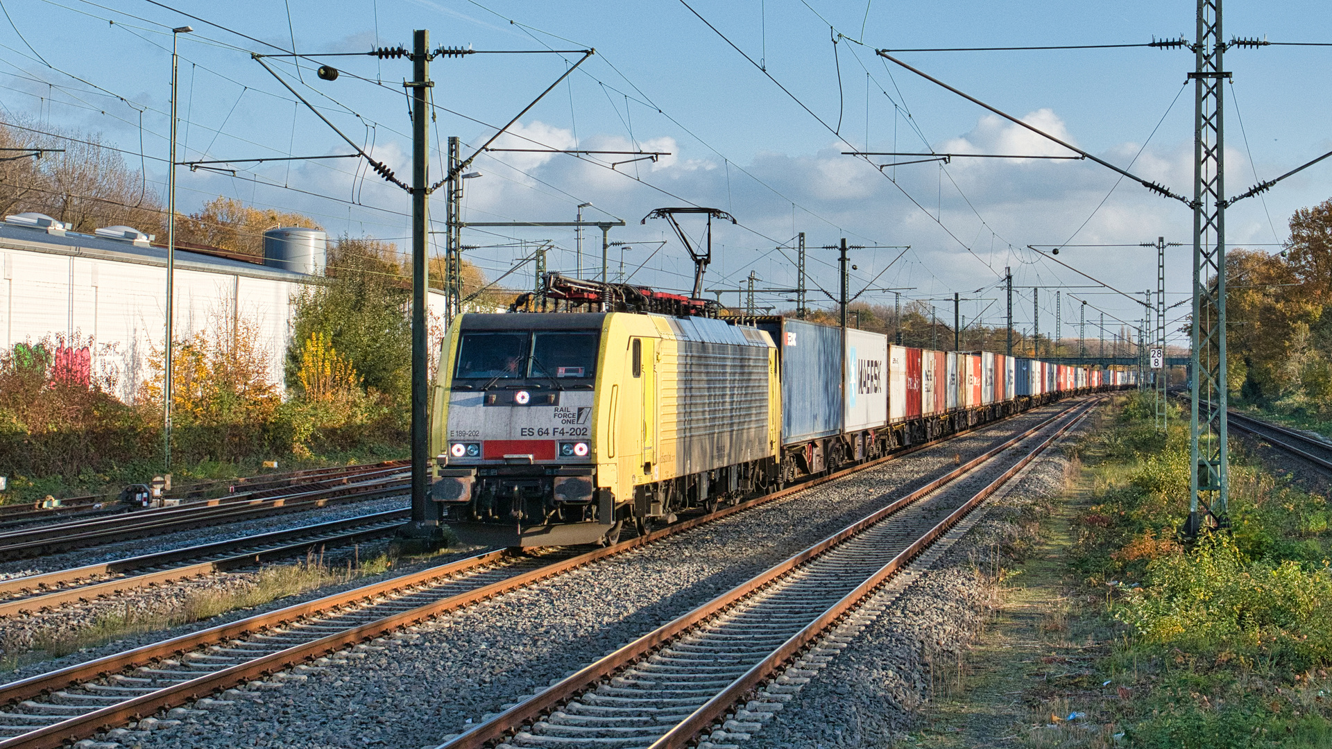 Rail Force One in Eller - Warteposition