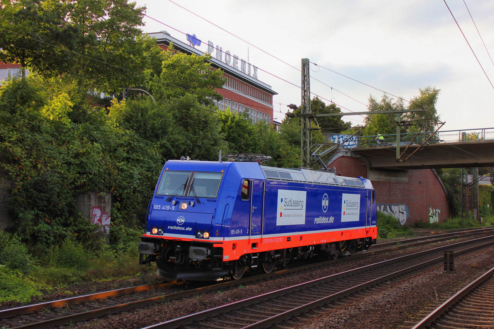 Raildox 185 419-9 in Hamburg Harburg