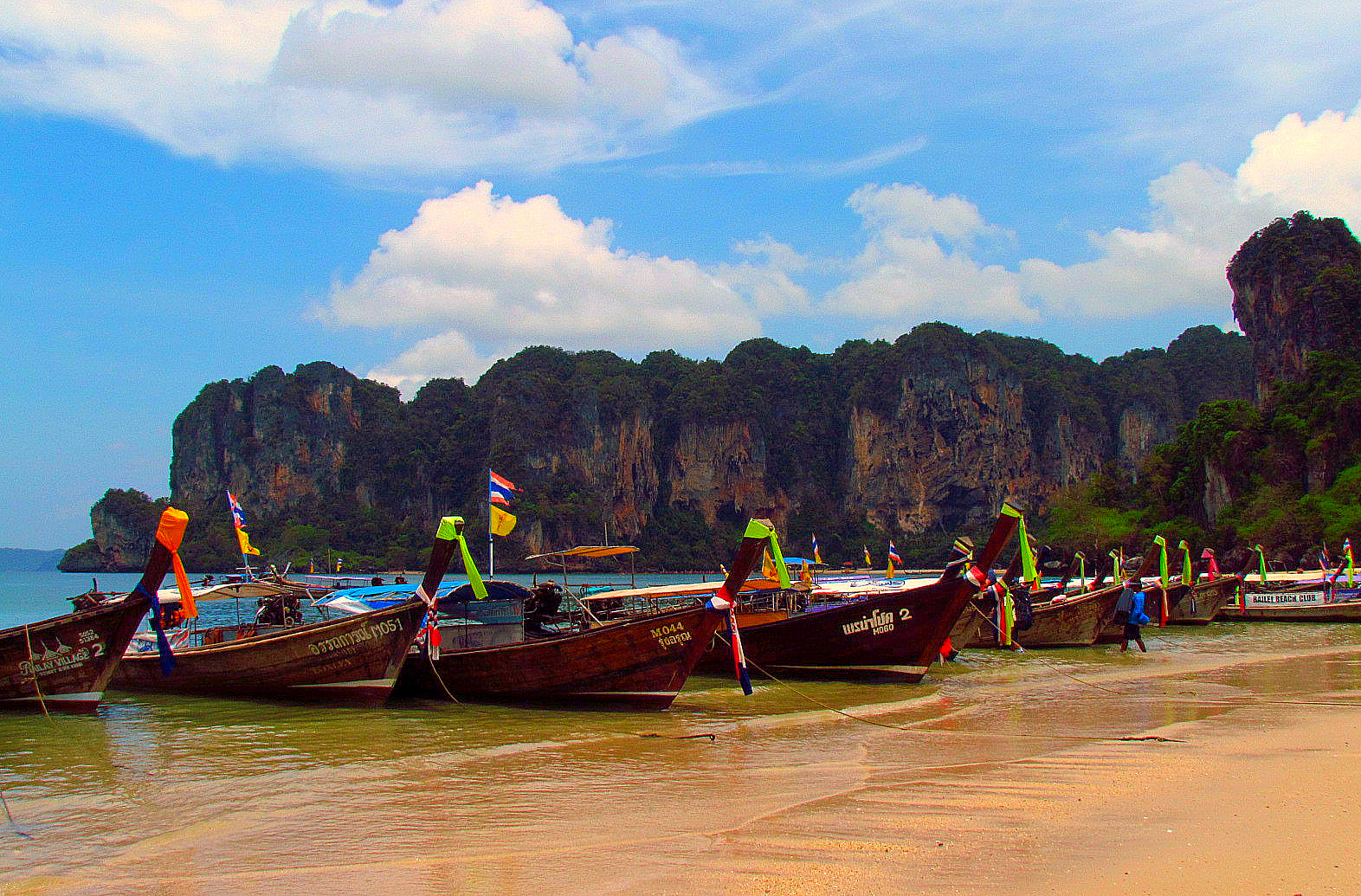 Railey Beach in der Provinz Krabi im Süden von Thailand