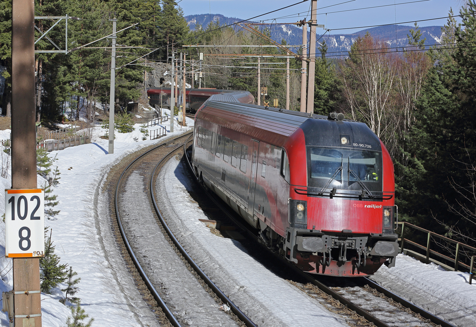 'railjet am Semmering'