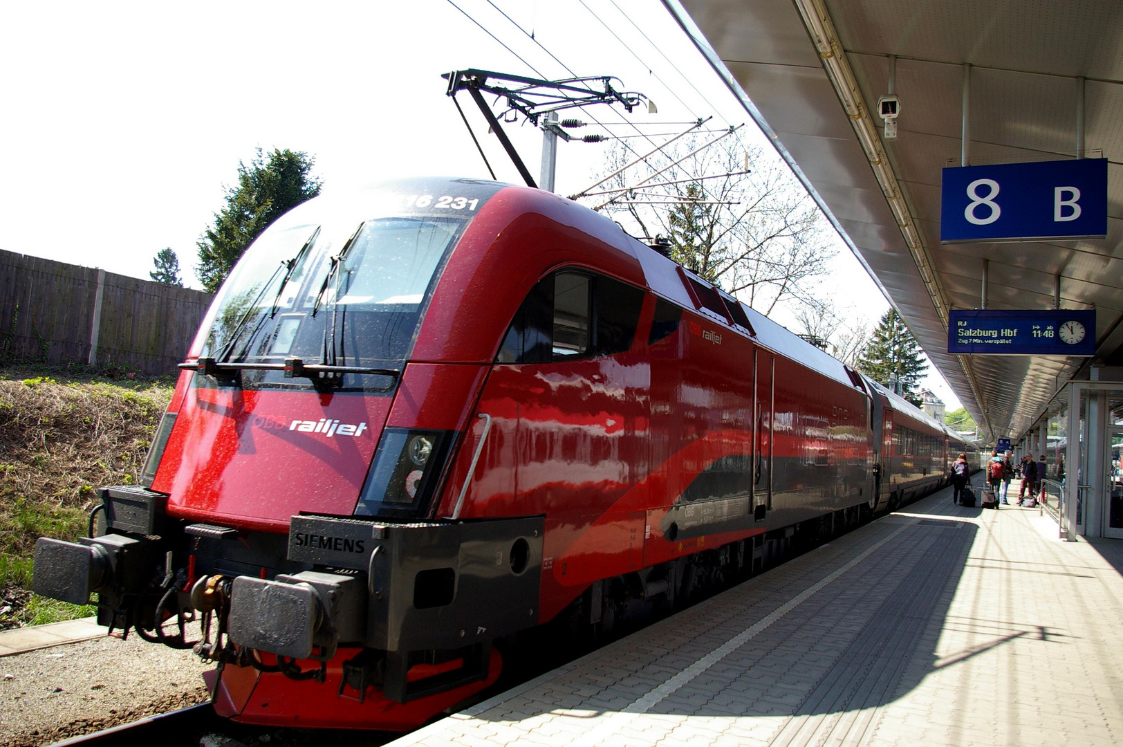 Railjet Budapest- Salzburg