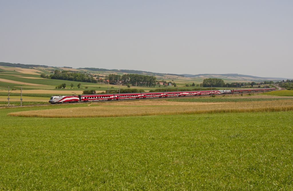 Railjet-Doppel ohne Railjetlok