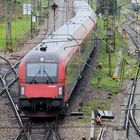 railjet im Regen