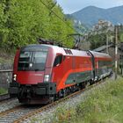 railjet in Klamm Schottwien