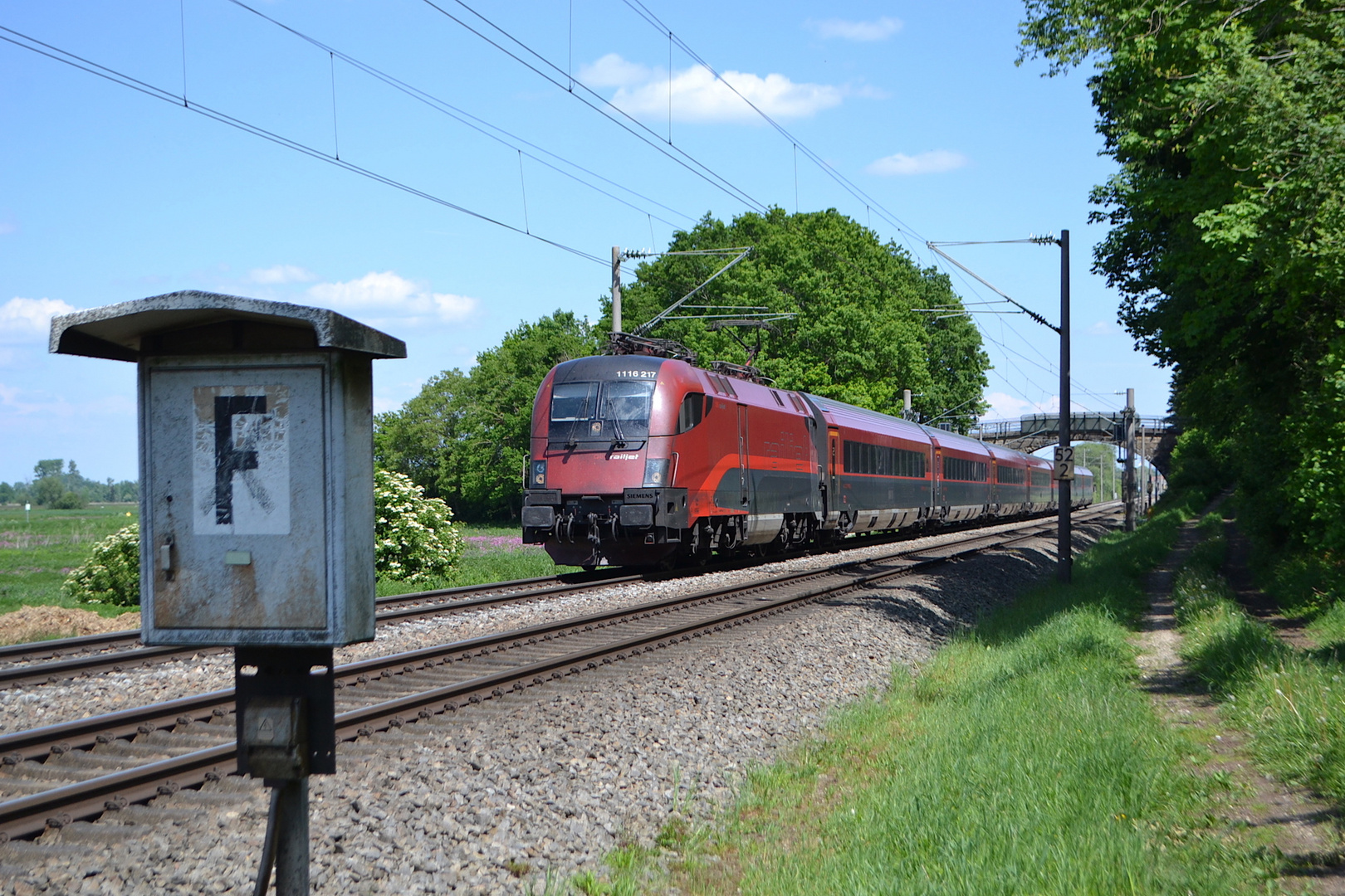 Railjet-Umleiter auf der Regensburger Strecke