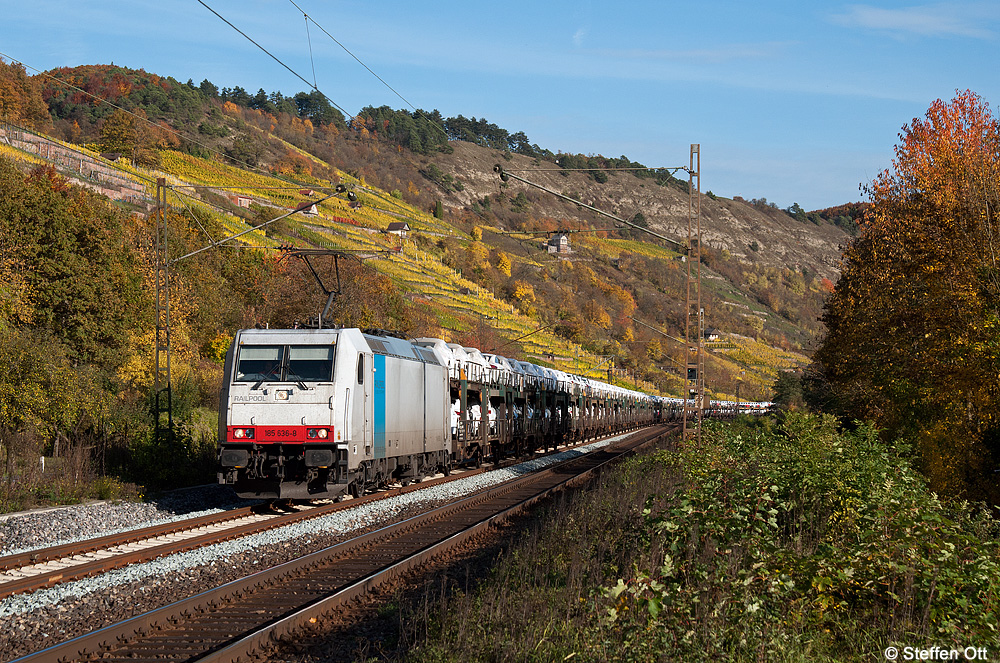 Railpool im herbstlichen Maintal