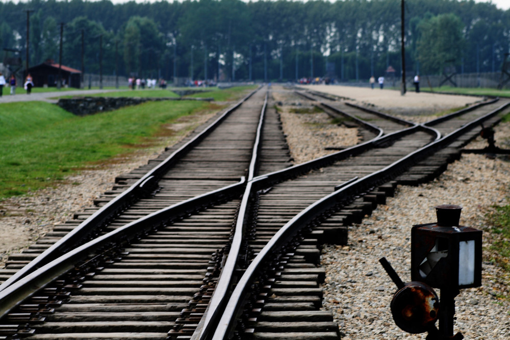 Railroad at Birkenau