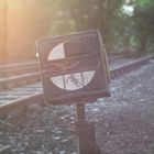 railroad sign.