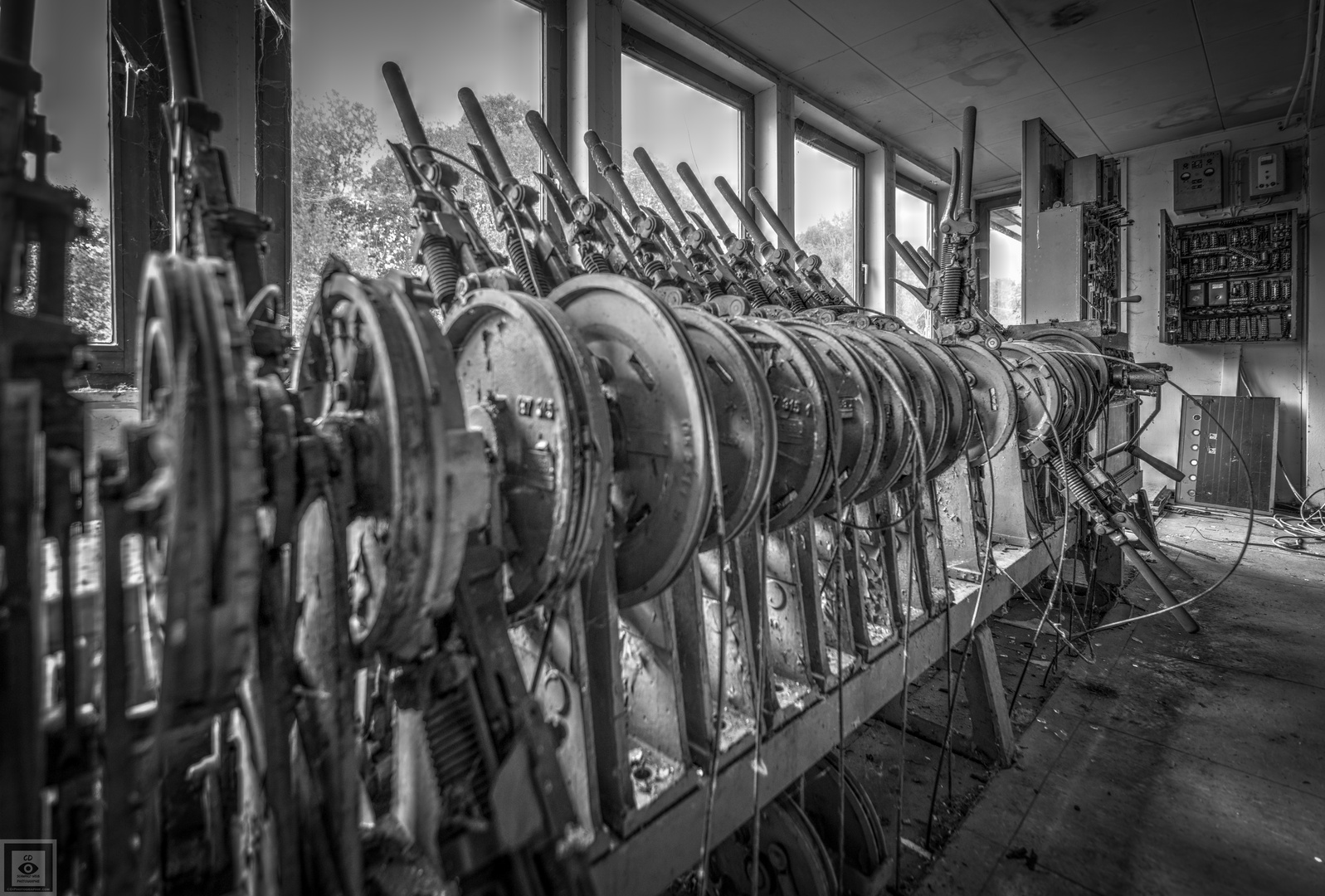 Railroad signal box_