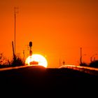 railroad sunset