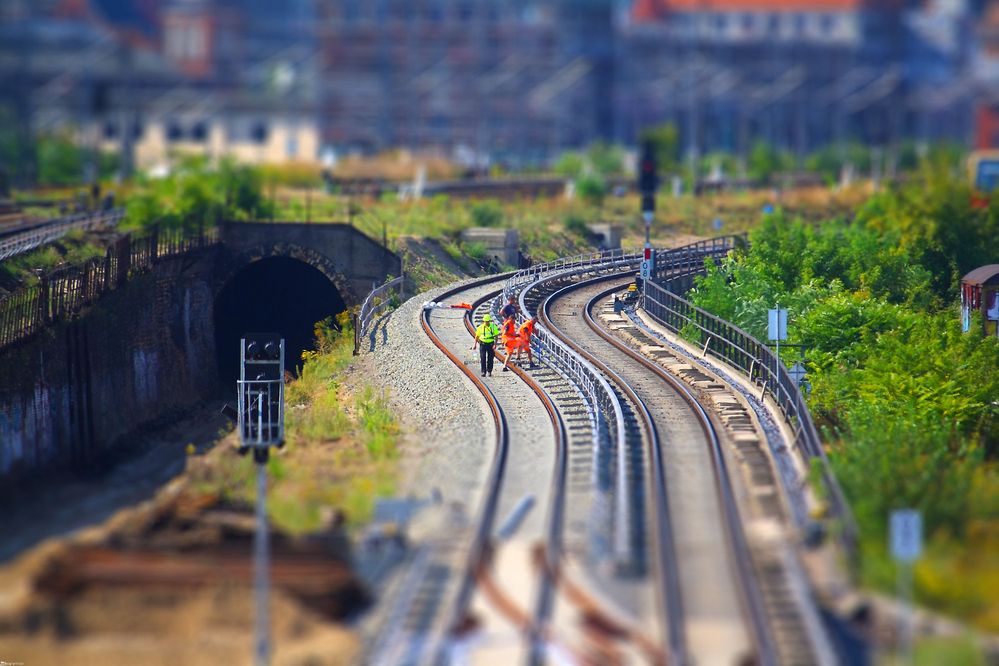 Railroad workers