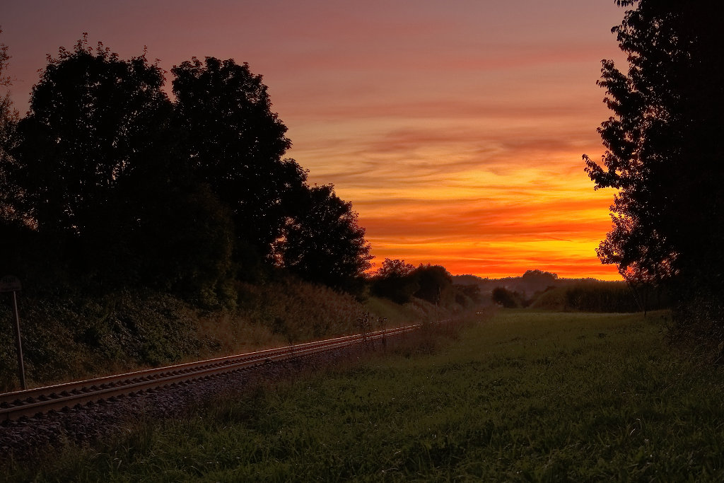 Rails to the sunset