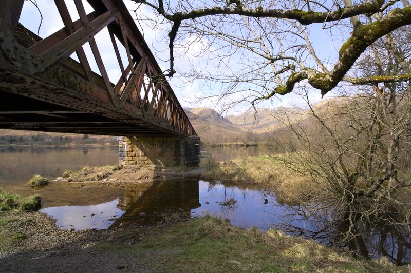 Railway bridge near Kilchurn Castle, Glencoe