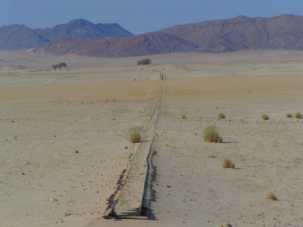 Railway in the desert