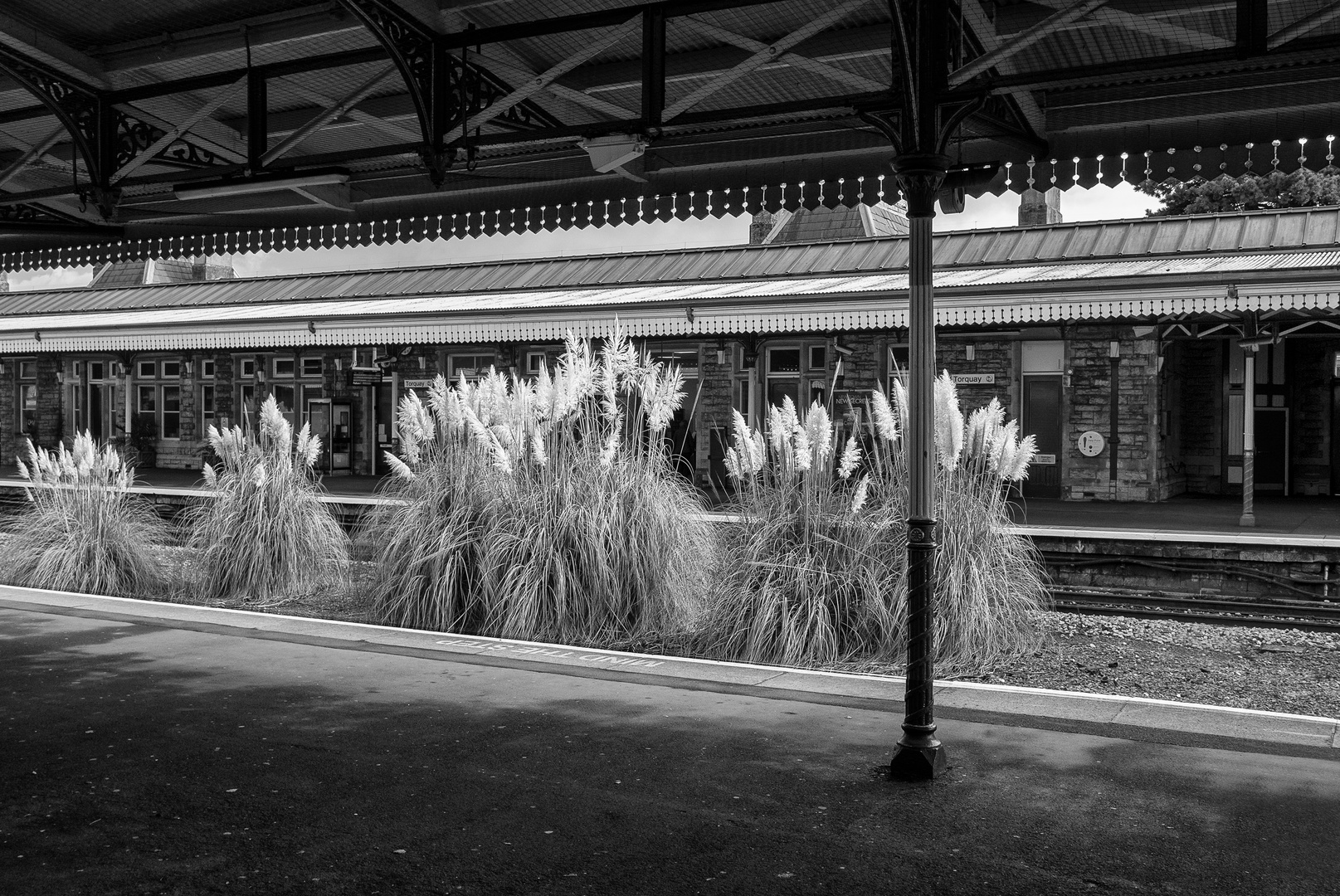 ... railway station ...