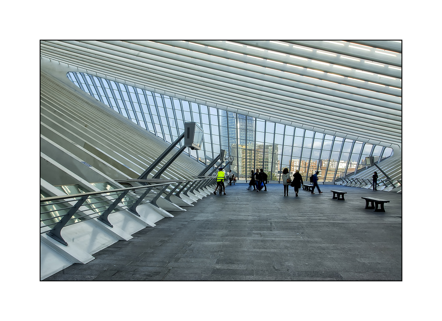 railway station Guillemins Luttich