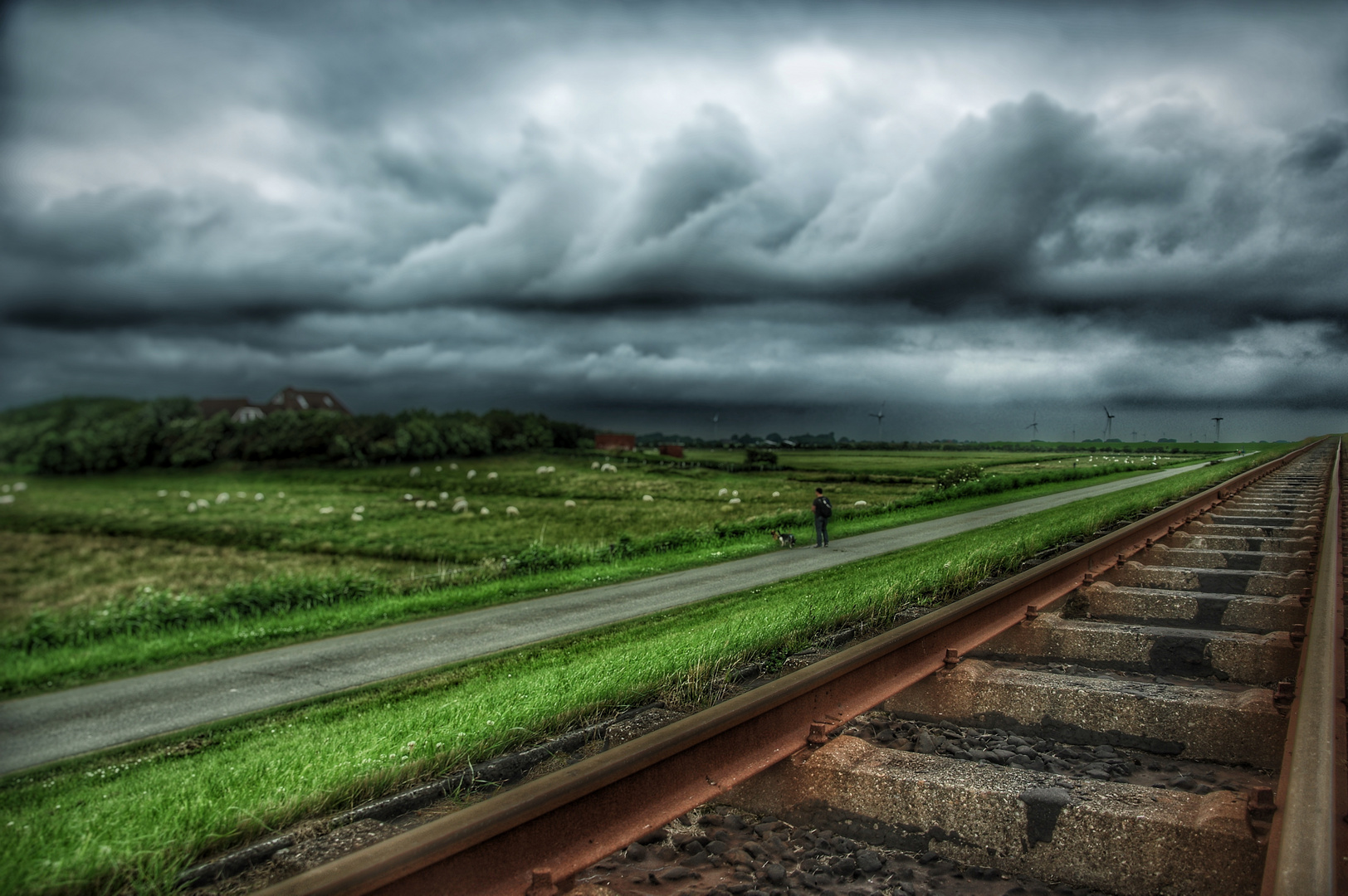 Railway to the storm