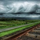 Railway to the storm