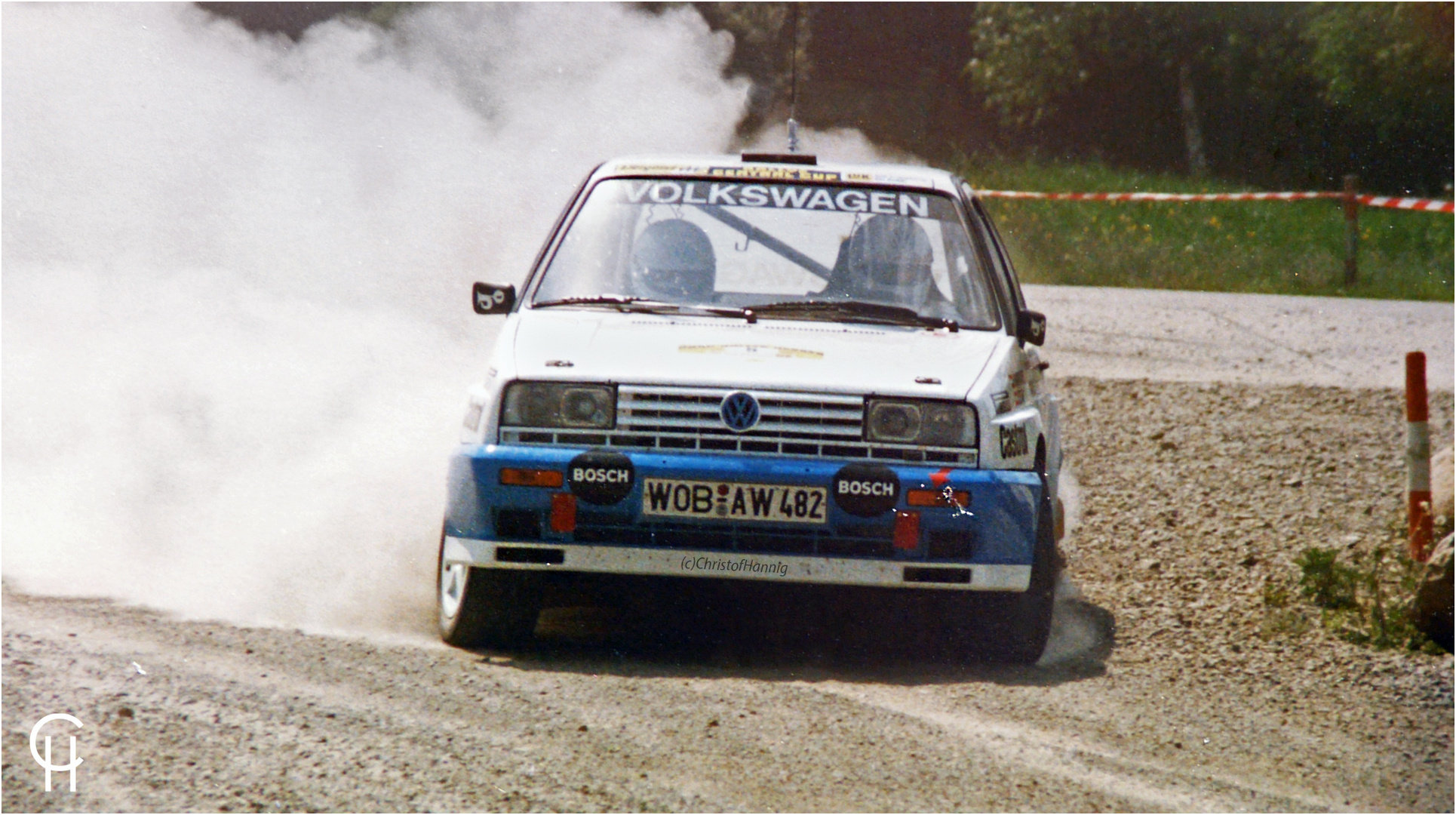 Raimund Baumschlager / Ruben Zeltner - VW Rallye Golf G60 - Hessen Rallye 1991