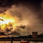 Rain And Sunset In Darwin