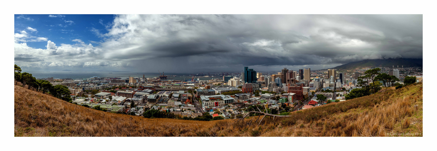 Rain Cloud over Cape Town