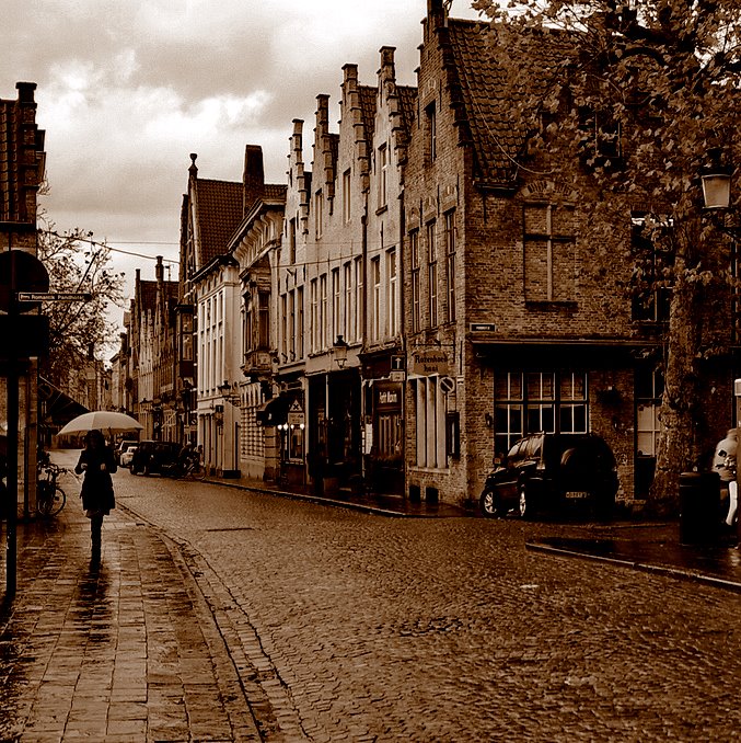 Rain in Brugge