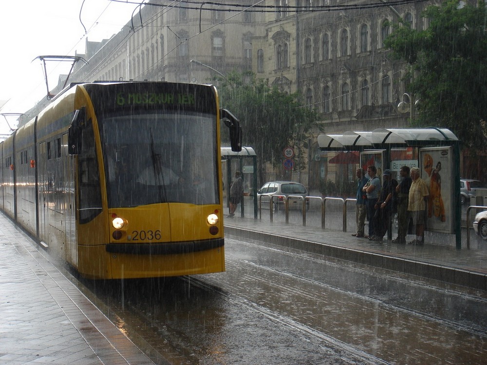 Rain in Budapest