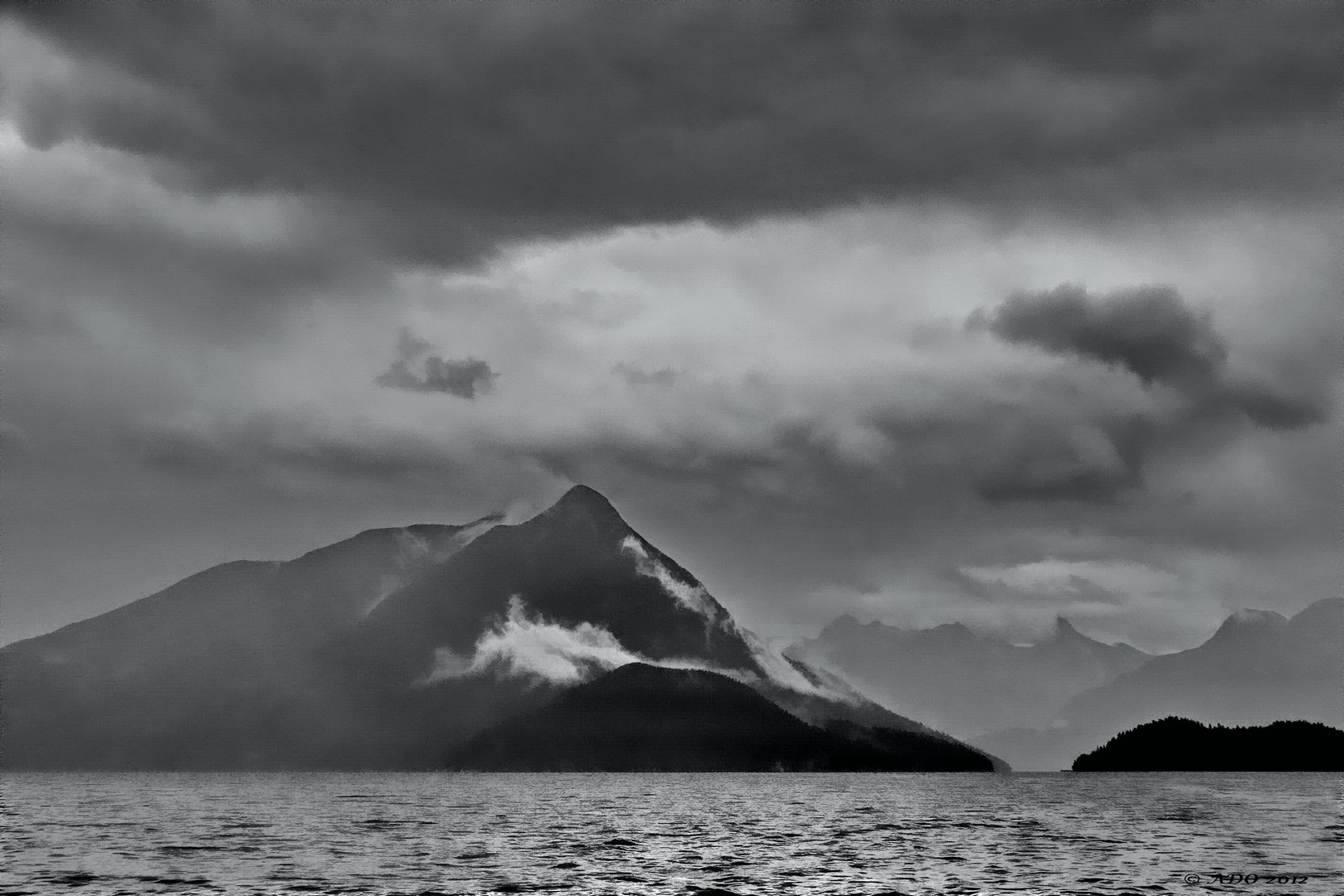 Rain in Desolation Sound