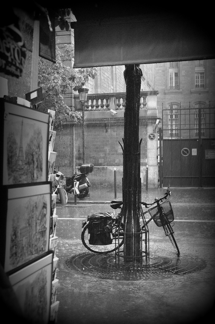 rain in paris...